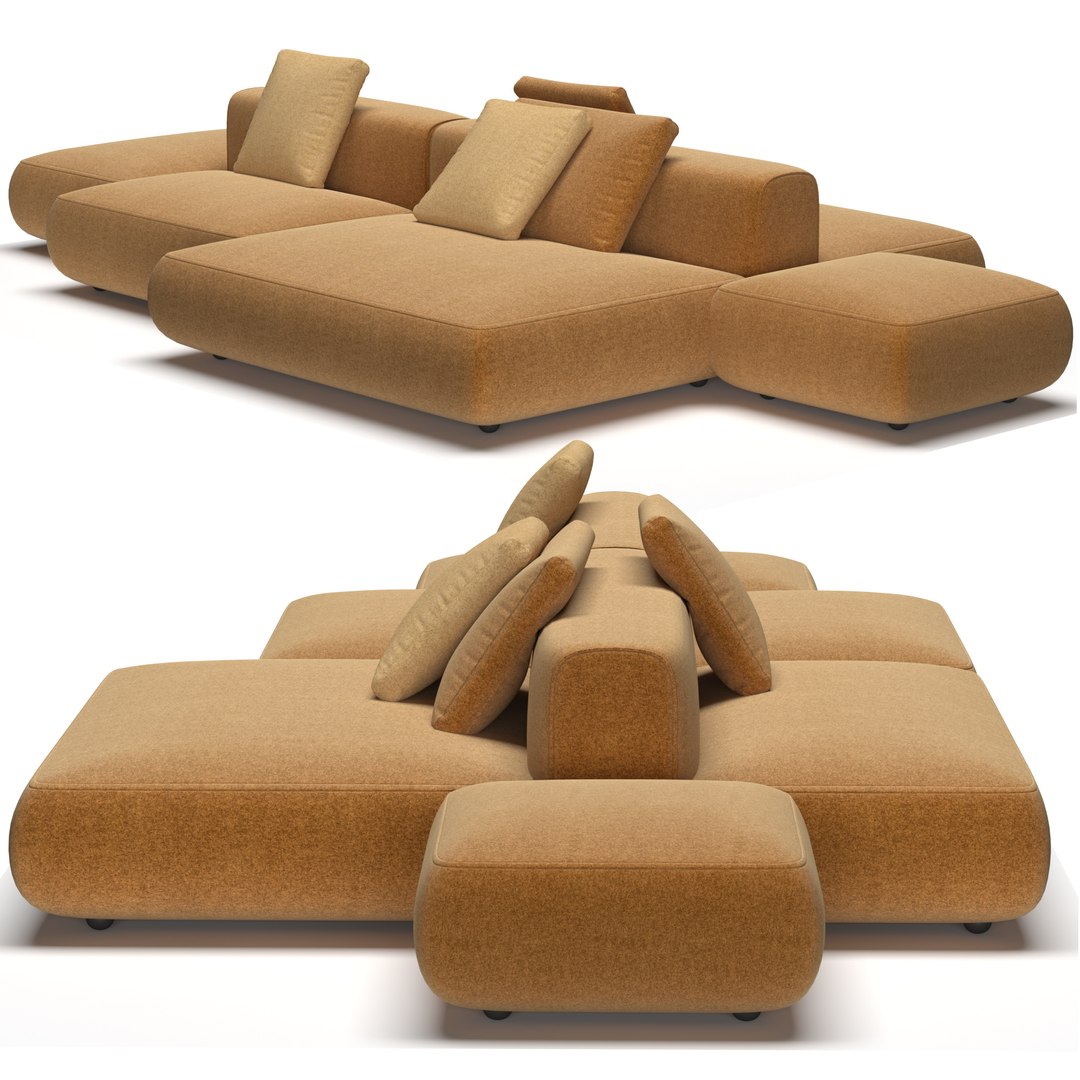 3D COSY ISLAND sofa TurboSquid 2036593