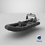 Rigid Inflatable Boat RHIB Low-poly PBR 3D model