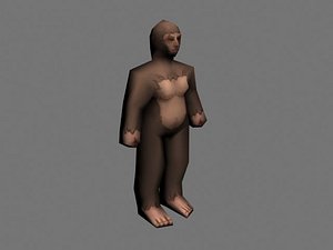 3d sasquatch model
