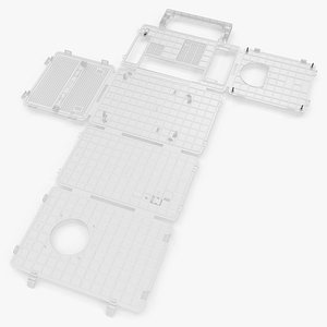 Computer-2 Case by Teenage Engineering Unfolded