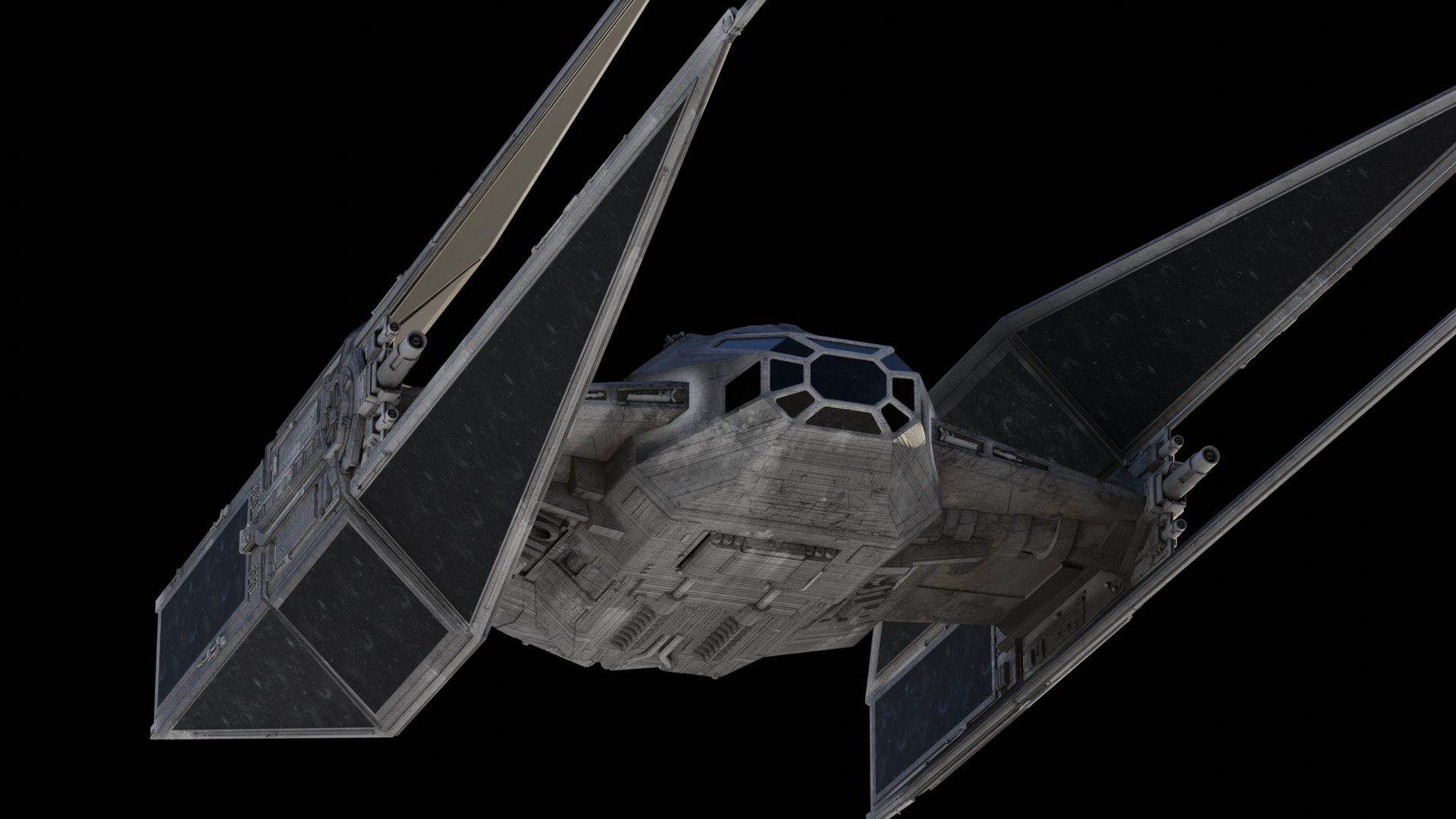 3D Kylo Ren TIE Silencer - TurboSquid 2135256