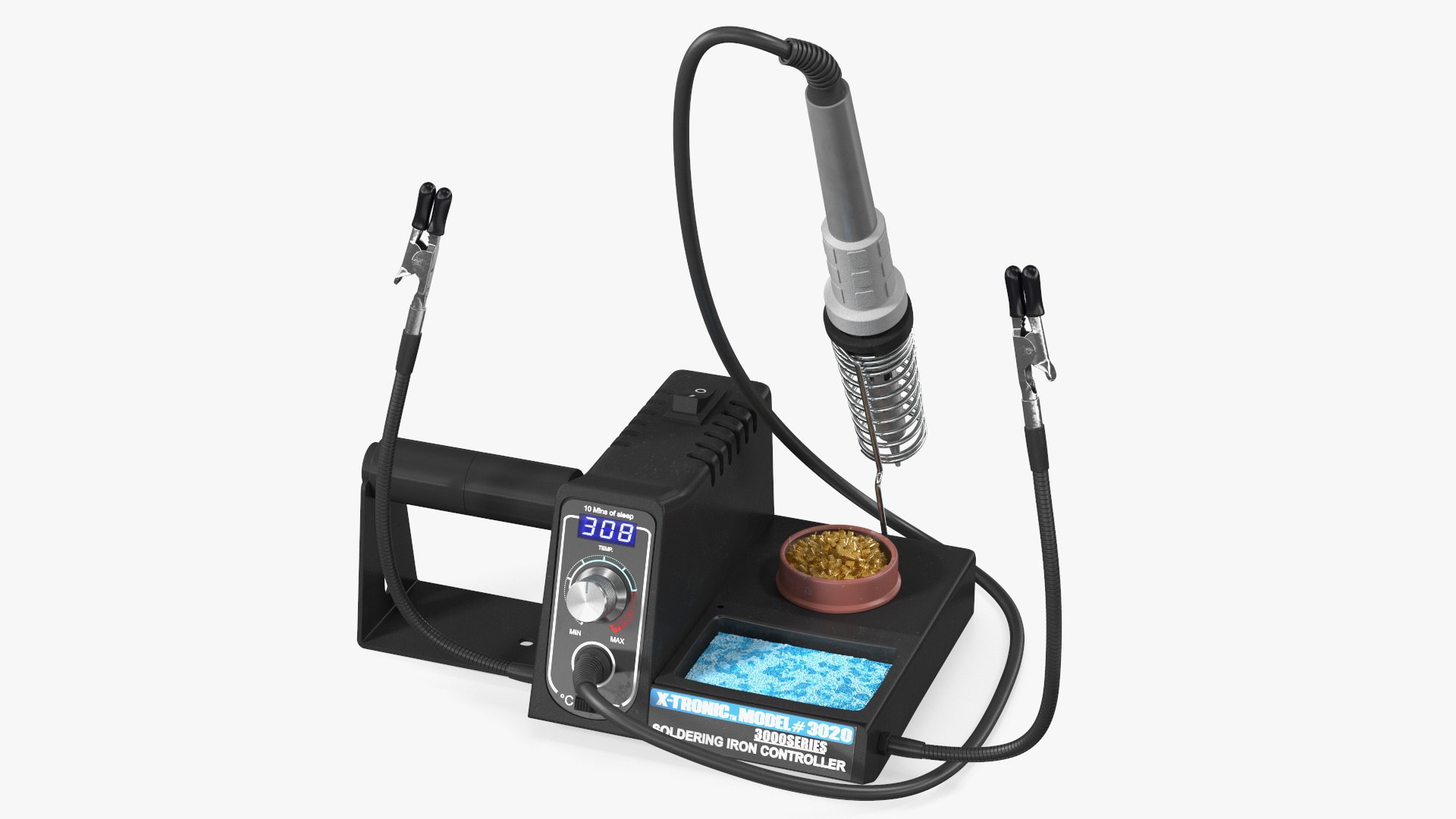 X Tronic Model 3020 XTS LED Soldering Station Kit 3D model preview