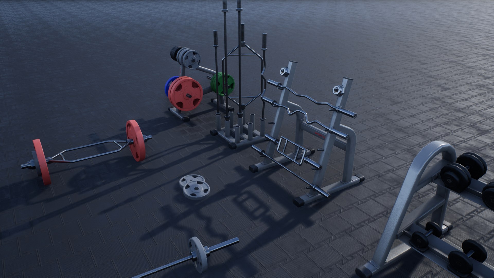 3D model gym props pack 01 https://p.turbosquid.com/ts-thumb/Lf/zJh81n/QvL4Y96e/highresscreenshot00008_compressed/jpg/1540490648/1920x1080/fit_q87/fd8d8ac352af0cd604acec04a8d3f09e7ceffbad/highresscreenshot00008_compressed.jpg