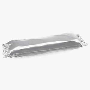 Foil Energy Chocolate Bar 3D Model