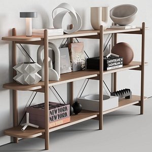 BROSA Dominic Wide Bookshelf