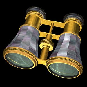 3d opera glasses mini model