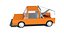 Cartoon Car Tow Truck