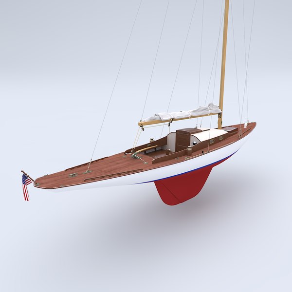 1/16 John Alden Sloop Sailboat Wooden Boat Model Kit (MID997