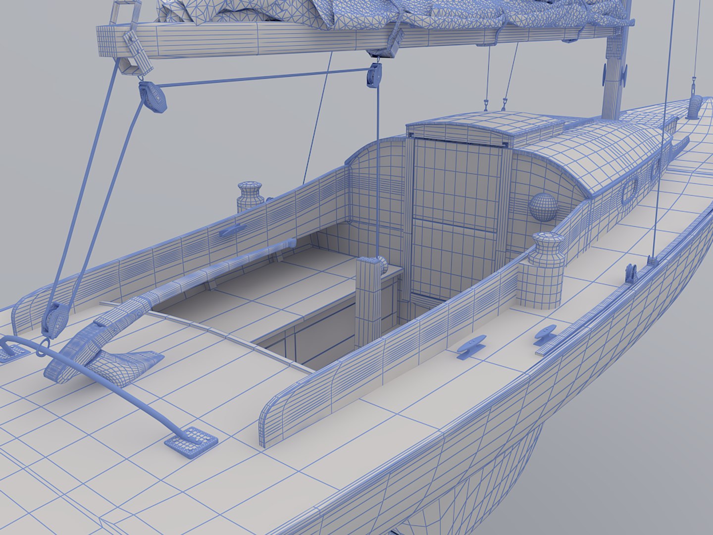 Classic Racing Sloop Alden Model - TurboSquid 1341162