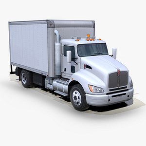 Kenworth T440 2013 Cargo Box s02 model