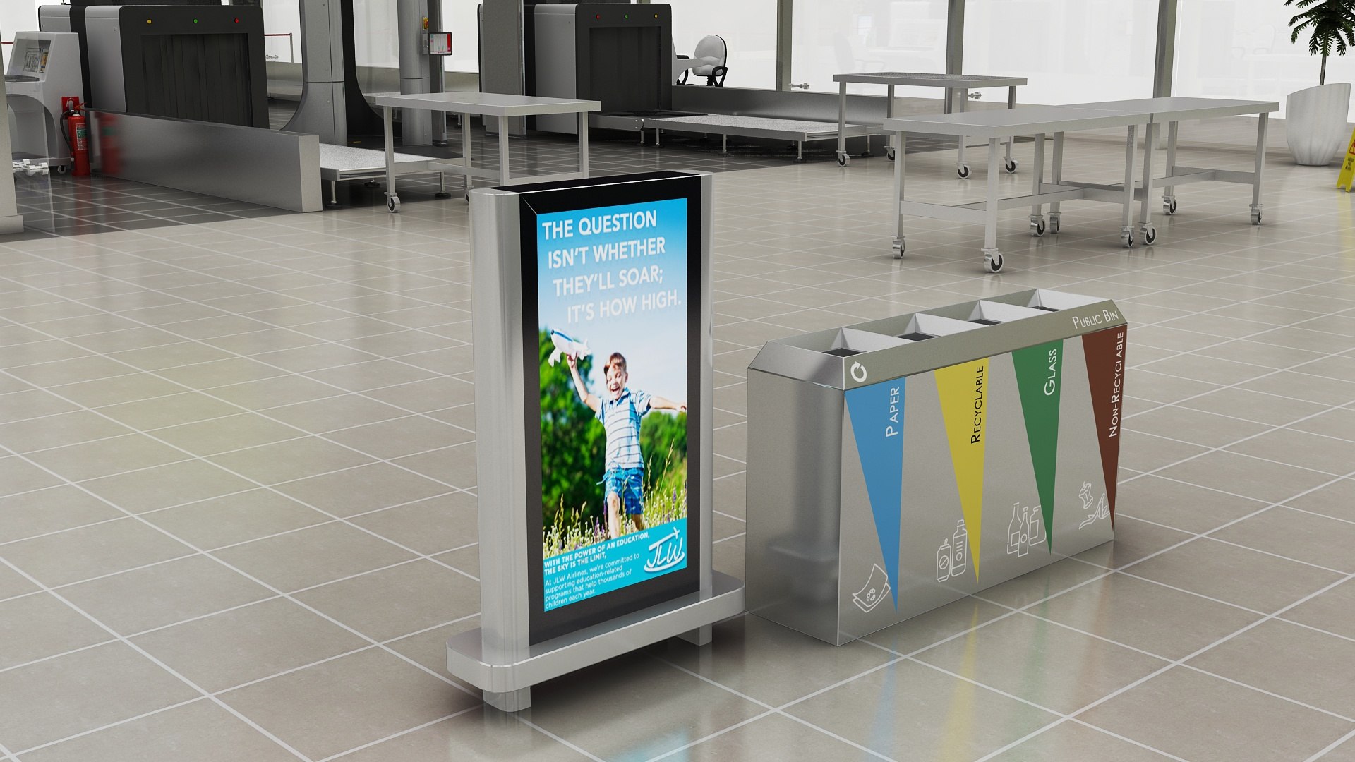 3D realistic airport baggage reclaim model https://p.turbosquid.com/ts-thumb/Lg/CMeUbP/FJa6hid4/images0_view05/jpg/1573576298/1920x1080/fit_q87/34070afbfcd86070125789e07c6040b1156ea010/images0_view05.jpg