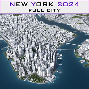 3d model new york cityscape