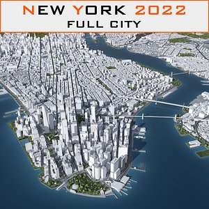 3d model new york cityscape