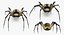 Argiope Aurantia ou Yellow Garden Spider truqué pour Maya