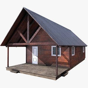 cabin old 3D model
