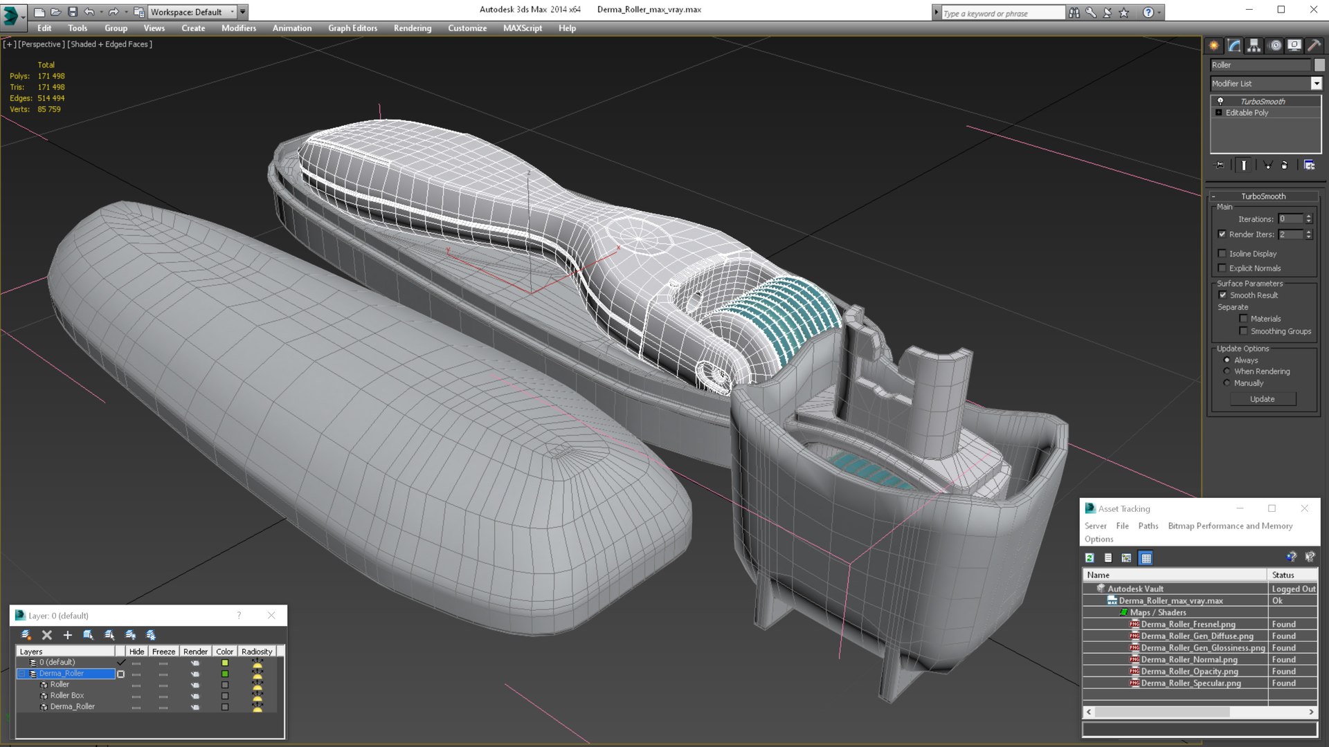 Derma Roller Model - TurboSquid 2022318