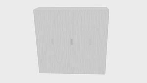 german wardrobe 3d obj
