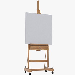 Easel With A Canvas