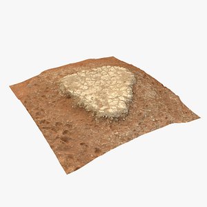 3D Namibian Desert Rock Formation 02 - Scan model