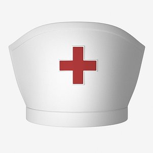 nurse hat 3D model