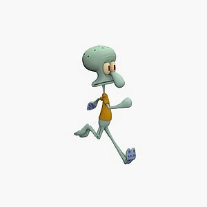 Squidward Tentacles From BFBBR 3D model
