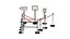 Crowd barrier velvet rope stanchion and signs