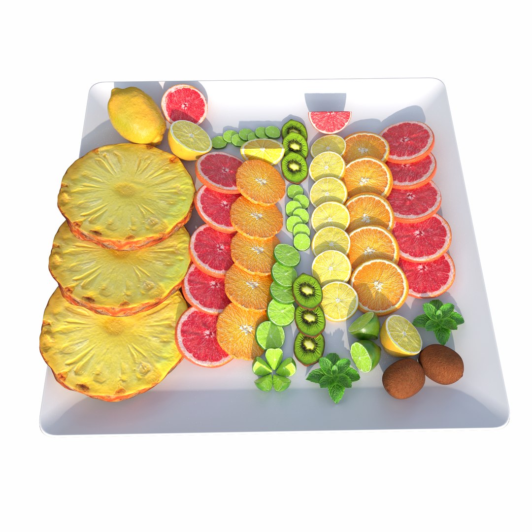 3D Citrus Slice Collection Model - TurboSquid 2377150