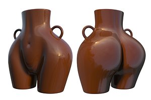 Female Body Vase 3D model 3D model