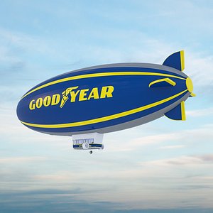 Good Year Blimp - 3D Zeppelin