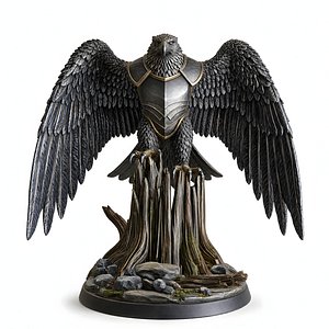 3D Armored Eagle 3D Print Model model