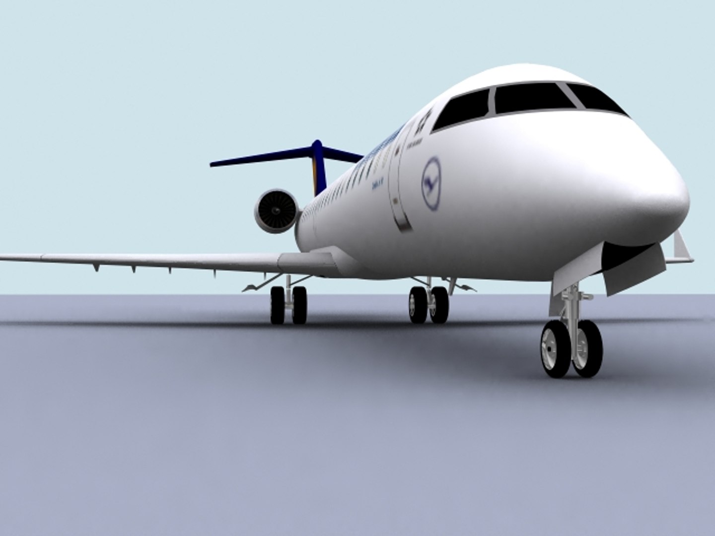 3d Canadair Rj-700 Lufthansa Regional Jet