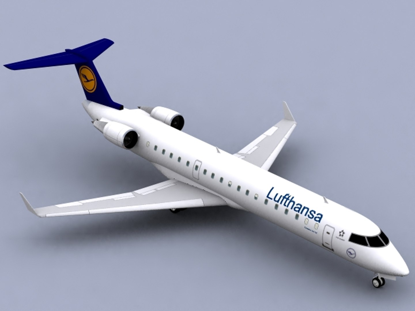 3d Canadair Rj-700 Lufthansa Regional Jet