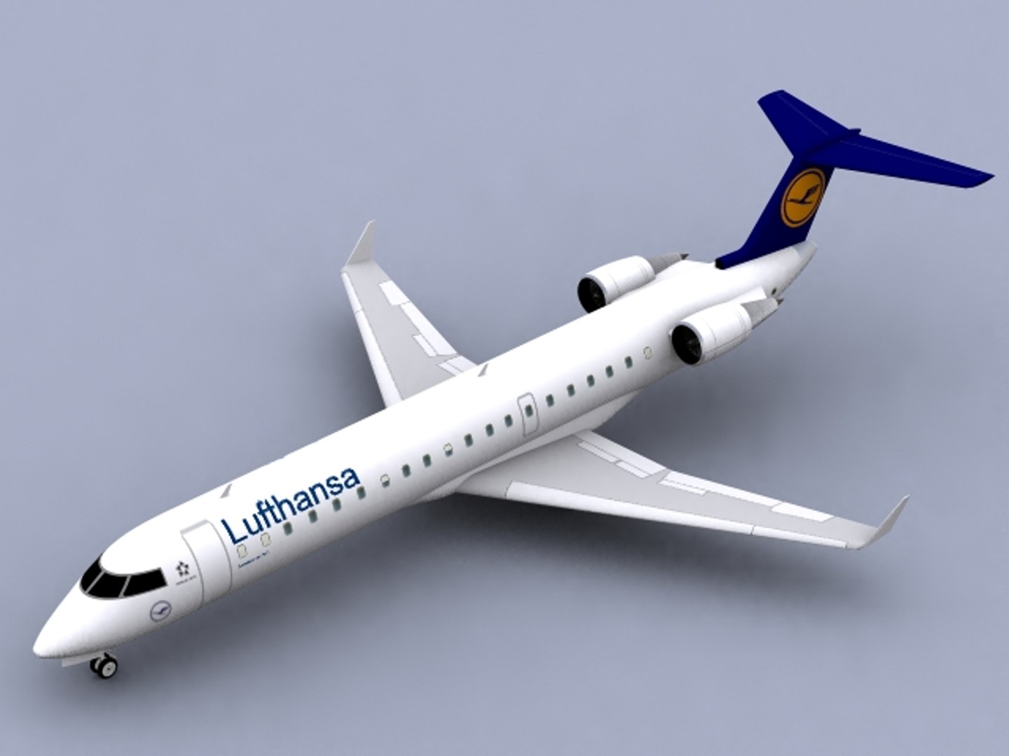 3d Canadair Rj-700 Lufthansa Regional Jet