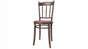wooden Chairs lowpoly model