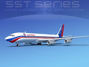 707-320 boeing 707 3d max