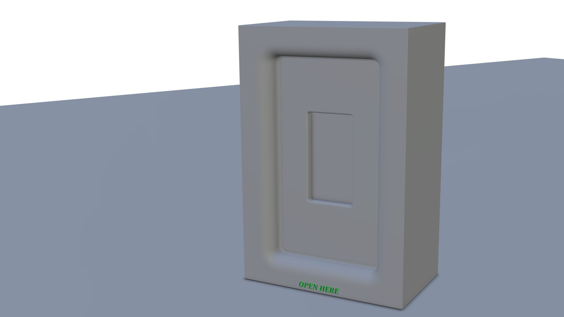 3D Model Mobile Phone Box - TurboSquid 2168262