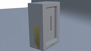 3D model mobile phone box
