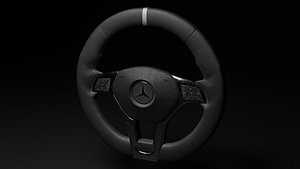 Mercedes steering wheel 3D model