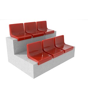stadium seat 3D model
