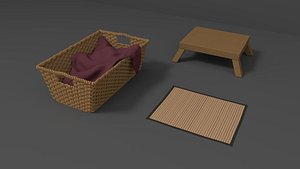 Stylised Bathroom Item Set