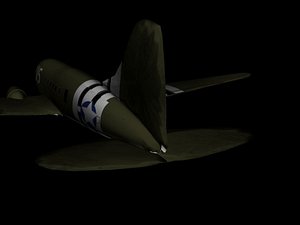 3d model airplane