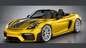 Porsche 718 Spyder RS 2024 3D Model 3D