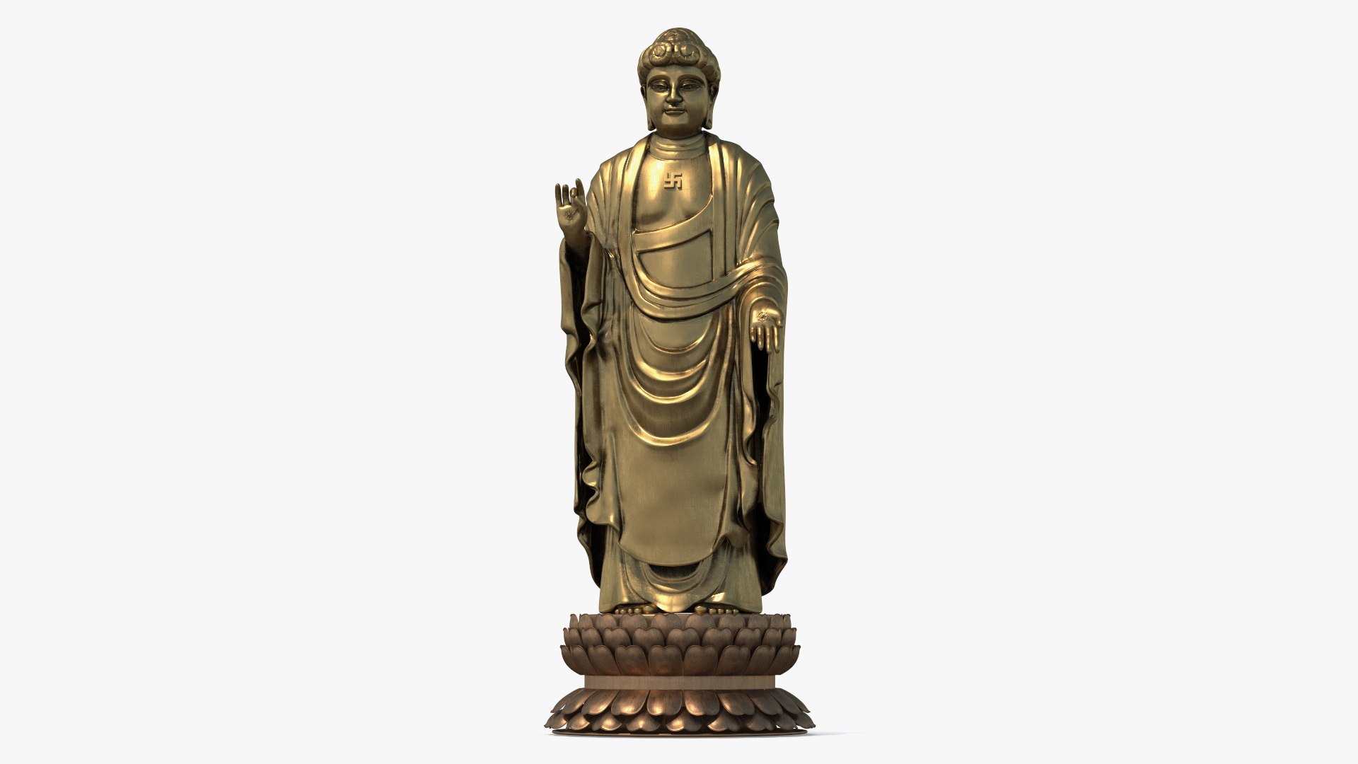 Mazu of Tianjin Buddha Statue 3D model preview