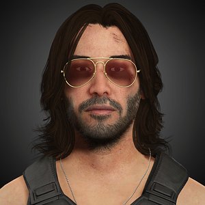 3D model Johnny Silverhand Character