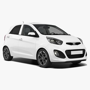 3D KIA Picanto KIA Morning model