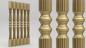 Carved Baluster