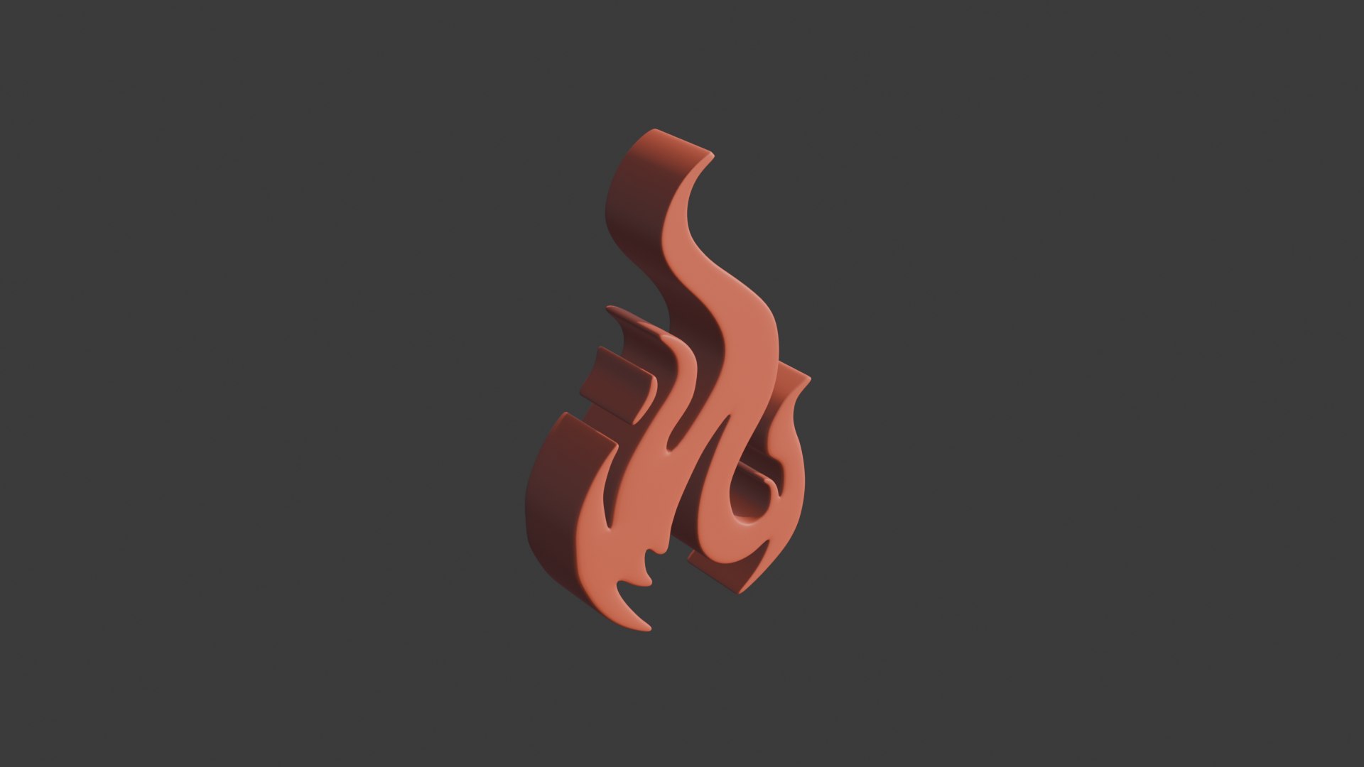 Fire Icon 9 3D Model - TurboSquid 2470519
