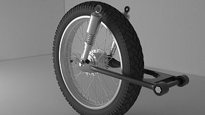 Motorcycle Rear Suspension model