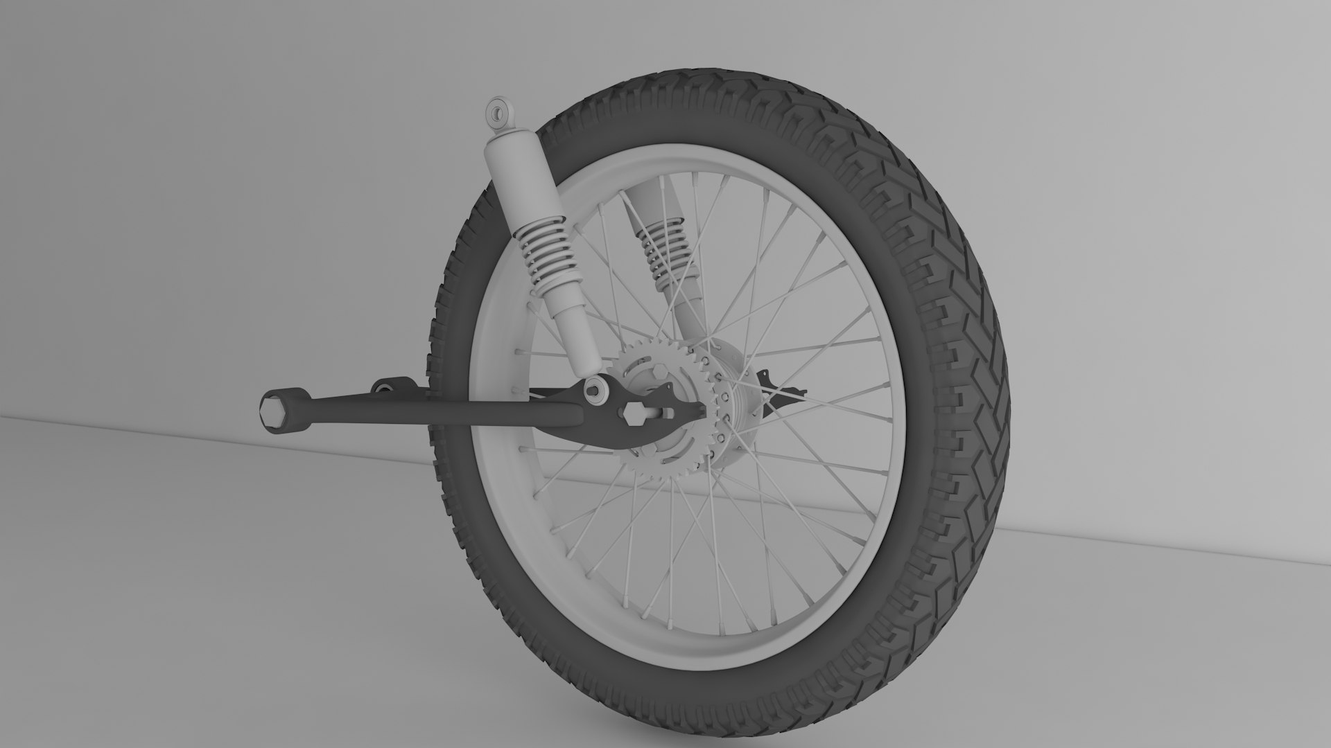 Motorcycle Rear Suspension Model TurboSquid 2067332