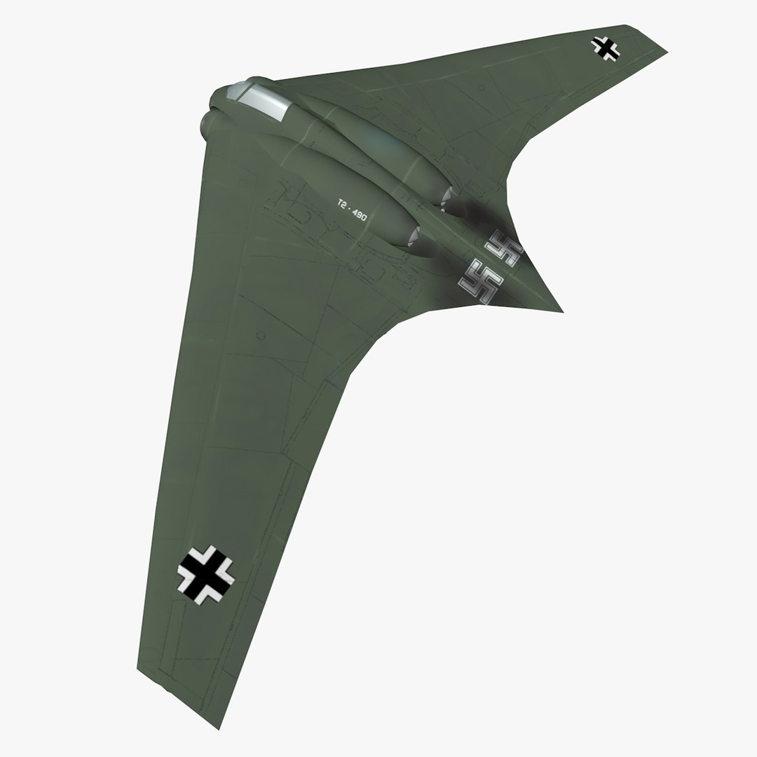 Horten Ho 229 3D Model - TurboSquid 1844064